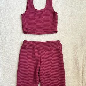 Textured Scrunch Butt Biker Shorts 😍